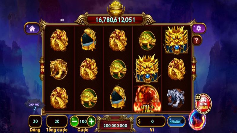 Kho Báu Tứ Linh Blue88: Quay là trúng jackpot khủng 4 Kho Báu Tứ Linh Blue88